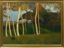 House under Birch Trees - image 2