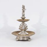 Magnificent centerpiece of the 'Apollo Lodge' in Leipzig in the form of a table fountain - image 1