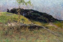 Landschaft mit Birke - Bild 1