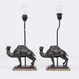 A Pair of Table Lamps with Dromedaries - image 3