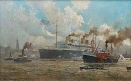 Die Europa im Hamburger Hafen - Bild 1