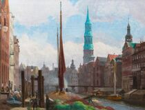Nikolaifleet mit Reimersbrücke und St. Katharinenkirche - Bild 1
