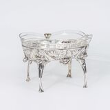 An Art Nouveau Jardinière with Ginkgo Decor - image 1