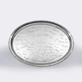 An Oval Tray with Engravings - image 1