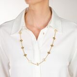 Langes Gold Collier 'Alhambra 20 Motive' - Bild 3