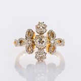 Old European Cut Diamond Ring - image 1