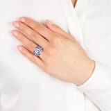 Tansanit-Brillant Ring - Bild 3