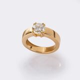 Feiner Solitär Brillant Ring - Bild 2