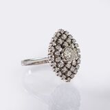 Navette Diamond Ring - image 2
