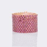 Exquisite Rhodolith Bracelet '2nd Skin Collection' with Matching Earrings - image 2