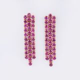 Exquisite Rhodolith Bracelet '2nd Skin Collection' with Matching Earrings - image 3