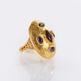 Amethyst Cocktail Ring - Bild 2
