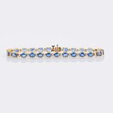 Sapphire Diamond Bracelet - image 1