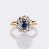 Sapphire Diamond Ring - image 1