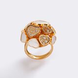 Diamond 'Happy Heart' Cocktail Ring - image 1