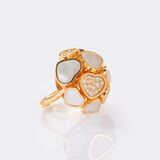 Diamond 'Happy Heart' Cocktail Ring - image 2