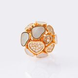 Diamond 'Happy Heart' Cocktail Ring - image 3