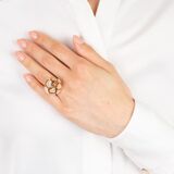 Diamond 'Happy Heart' Cocktail Ring - image 4