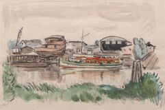 Small Steamboat on the Este - image 1