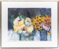 Floral still life with vases - image 2