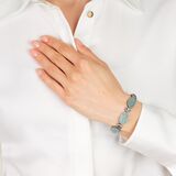 Aquamarin-Tansanit Armband mit Brillanten - Bild 3