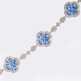 Saphir-Brillant Armband 'Kleeblätter' - Bild 2