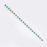 Emerald-Diamond Bracelet - image 2