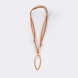 Gold Necklace Lyrique with Pendant - image 2