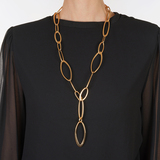 Gold Necklace Lyrique with Pendant - image 3