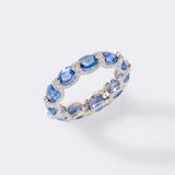 Saphir-Brillant Ring - Bild 2