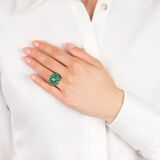 Color-Intensive Emerald Ring - image 4