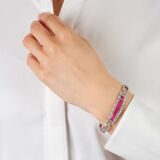 Colour-fine Ruby Diamond Bracelet - image 3