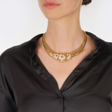 Haute Joaillerie Blüten-Collier mit Brillanten und natürlichen Rubinen - Bild 4