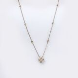 Diamond Pendant with Necklace - image 2