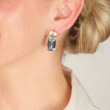 Pair of Precious Stones Earpendants - image 2