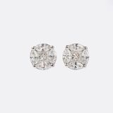 Paar feiner Diamant Ohrstecker