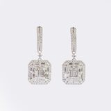 Paar Diamant Ohrringe - Bild 1