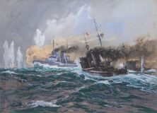 German Torpedo Boats attacking during the Battle of Jutland - image 1