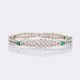 Highcarat Diamond Emerald Bracelet - image 1