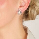 Paar Diamant Ohrringe - Bild 2
