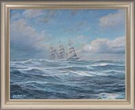 Three-master in heavy seas - image 2