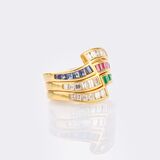 Set of 3 Gemstone Rings - image 2