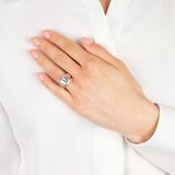 Spectacular Emerald Cut Diamond Ring - image 4