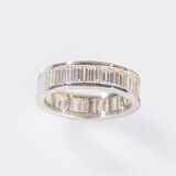 Bandring mit Baguette-Diamanten - Bild 2