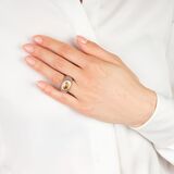 Natural Light Yellow Ceylon Sapphire Bandring - image 4