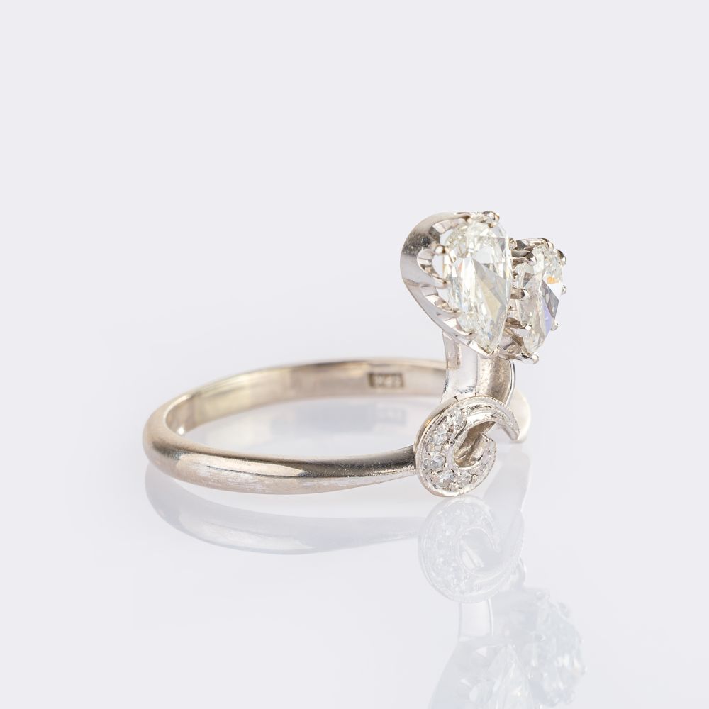 Ring mit Tropfendiamanten - Bild 2
