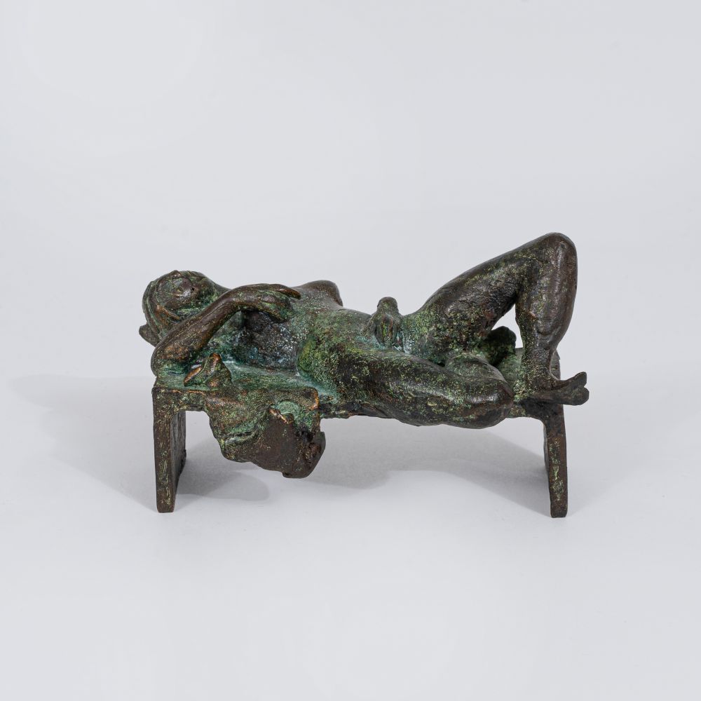 Reclining Nude on Bed - image 2