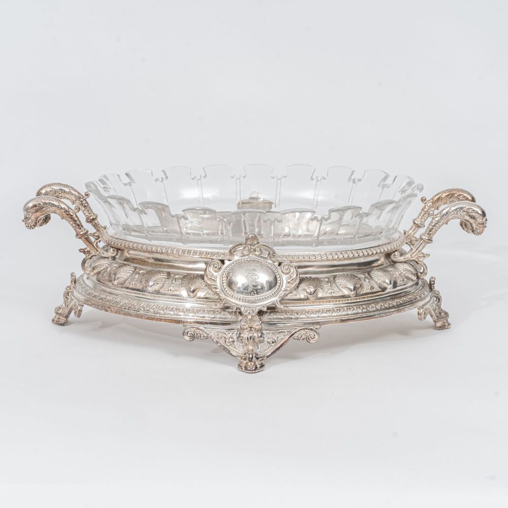 Koch & Bergfeld, gegr. 1829 in Bremen - A Magnificent Jardinière with Shell Decor A Magnificent Jardinière with Shell Decor