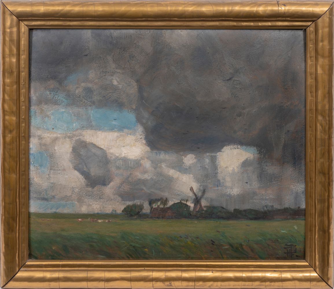 Mühle im Kleiseerkoog, Luftstimmung II - Bild 2