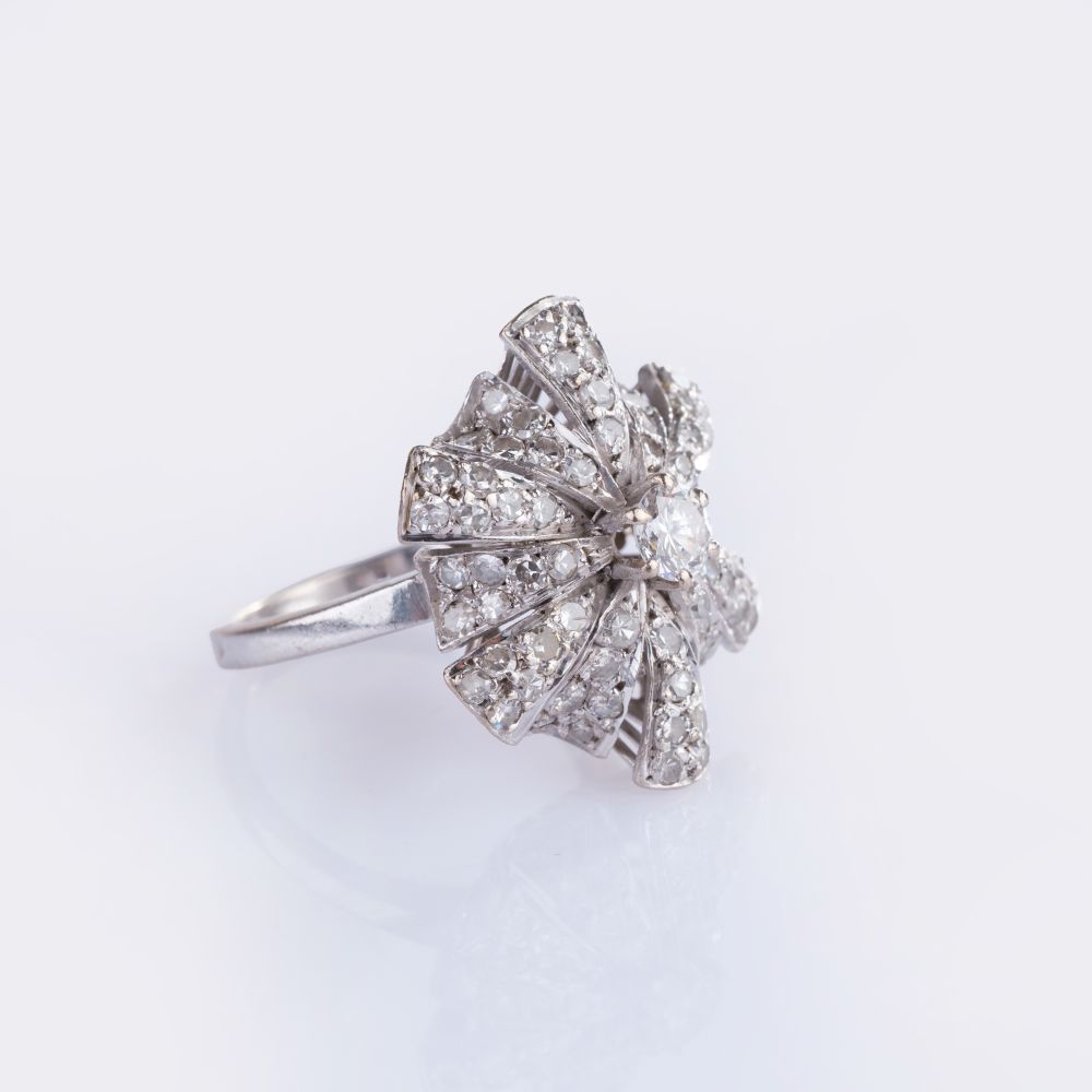Brillant Ring in Blütenform - Bild 2